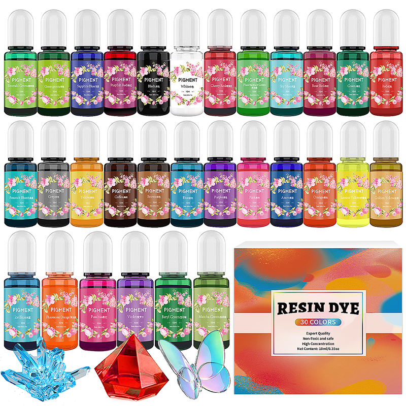 Candle Making At Home - Epoxy Resin Pigment Kits Candle Dye