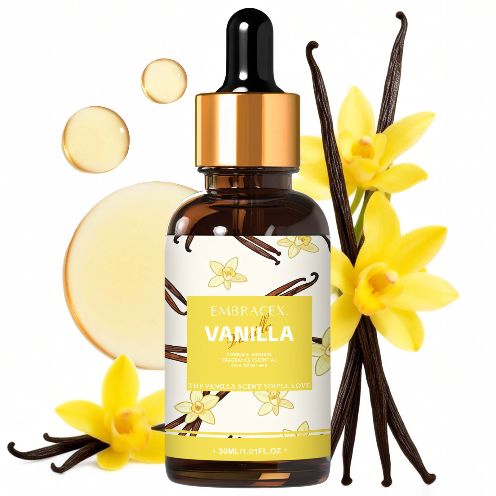 Candle Making Supplies - 30ml Vanilla Essential Oil Perfume Skincare