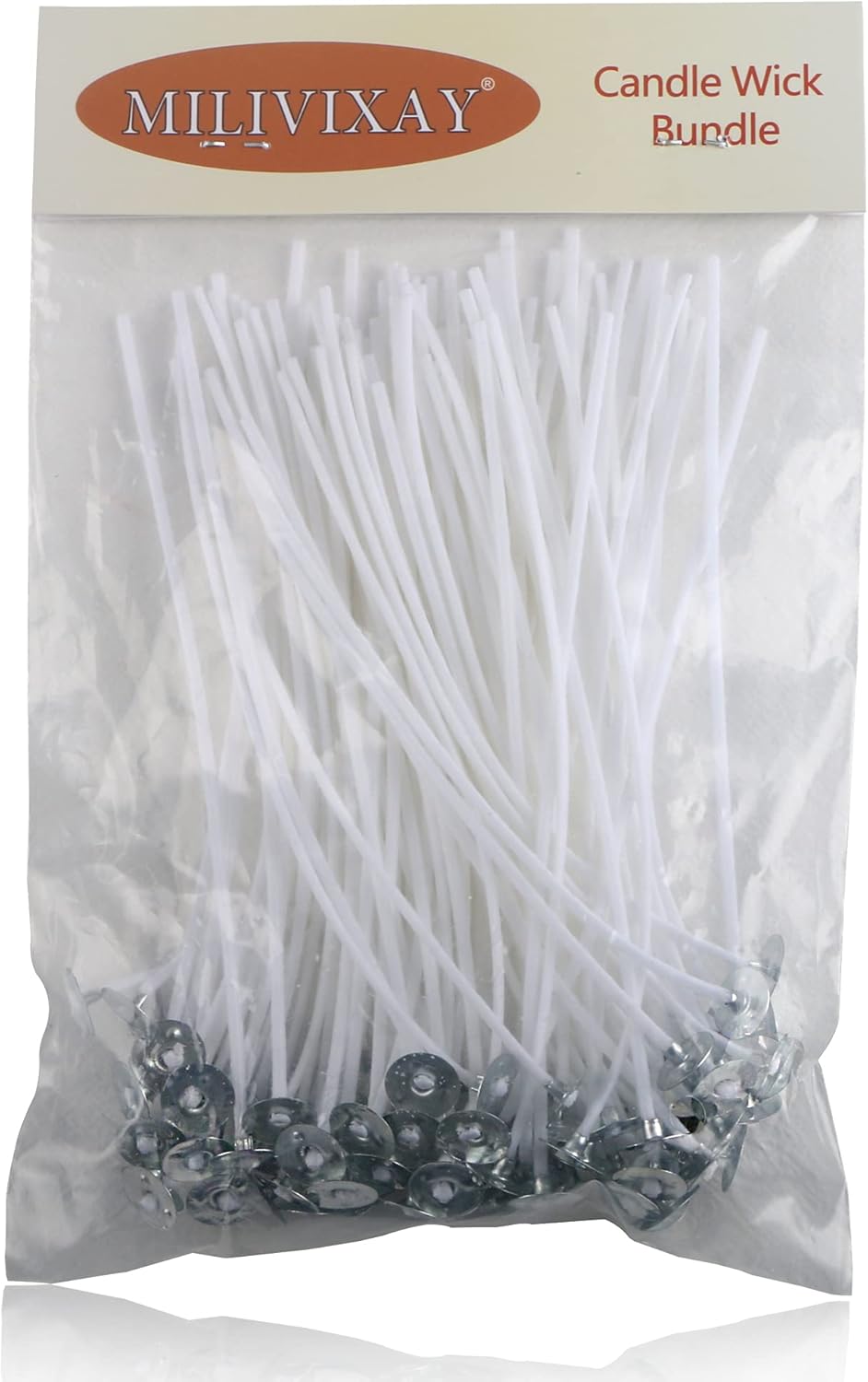Candle Making Glass - 100 Piece 6 inch Pre-Waxed Candle