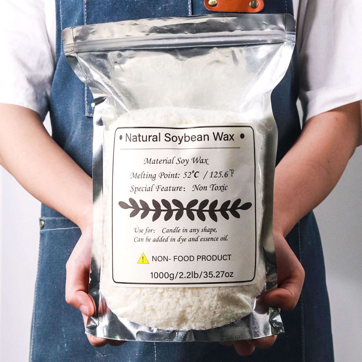 Candle Making At Home - 1KG Natural Soy Wax Granular Scented