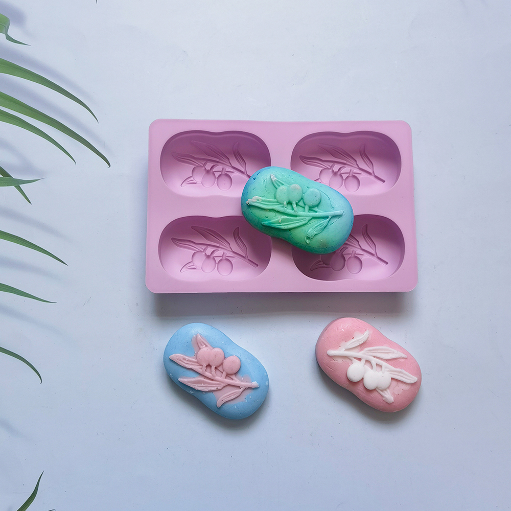 4 Cavities Oval Olive Tree Sil - Candle Making At Home 리뷰 및 가격