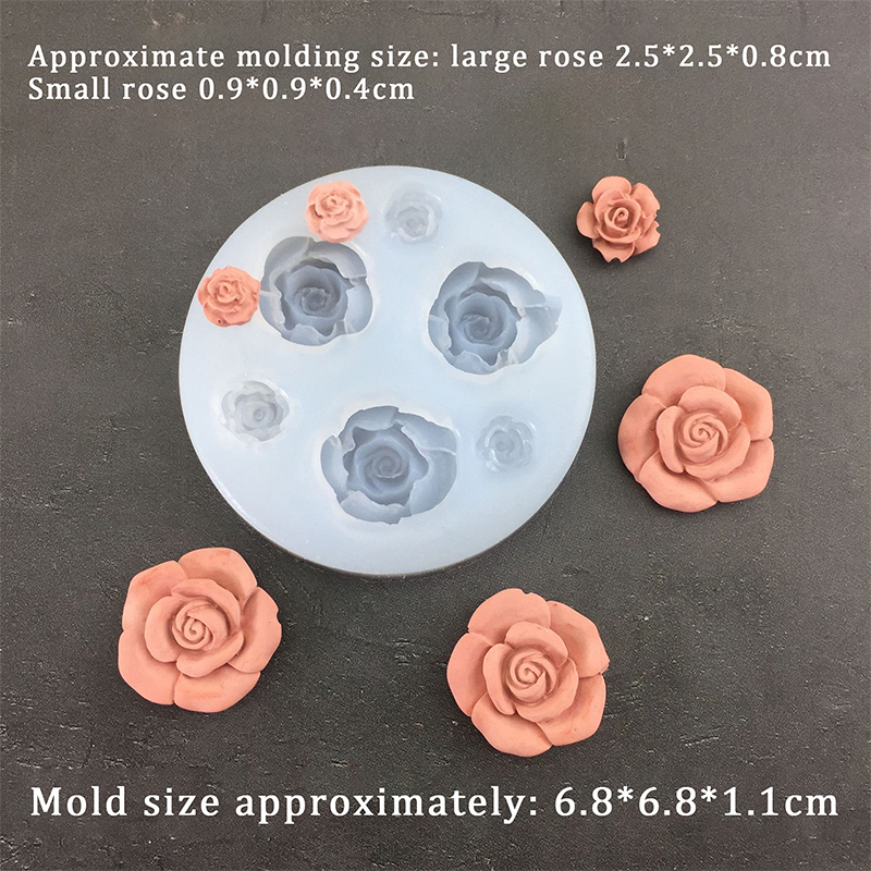 3D Rose Flower Shape Leaf Sili - Candle Making Supplies 리뷰 및 가격