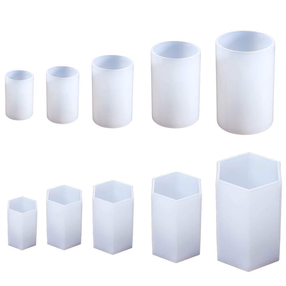 Cylinder Silicone Mold Hexagon - Candle Making Supplies 리뷰 및 가격