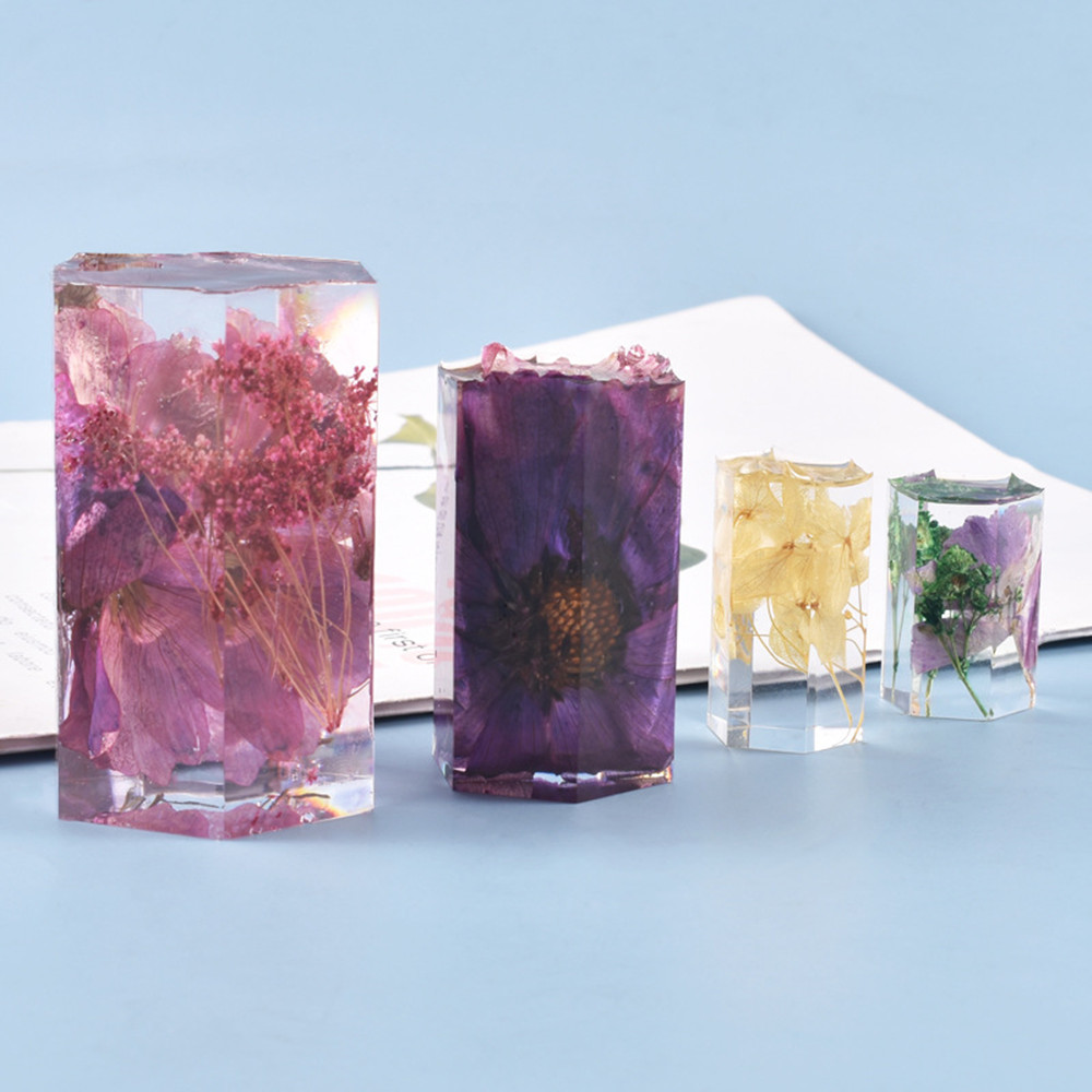 Cylinder Silicone Mold Hexagon - Candle Making Supplies 리뷰 및 가격
