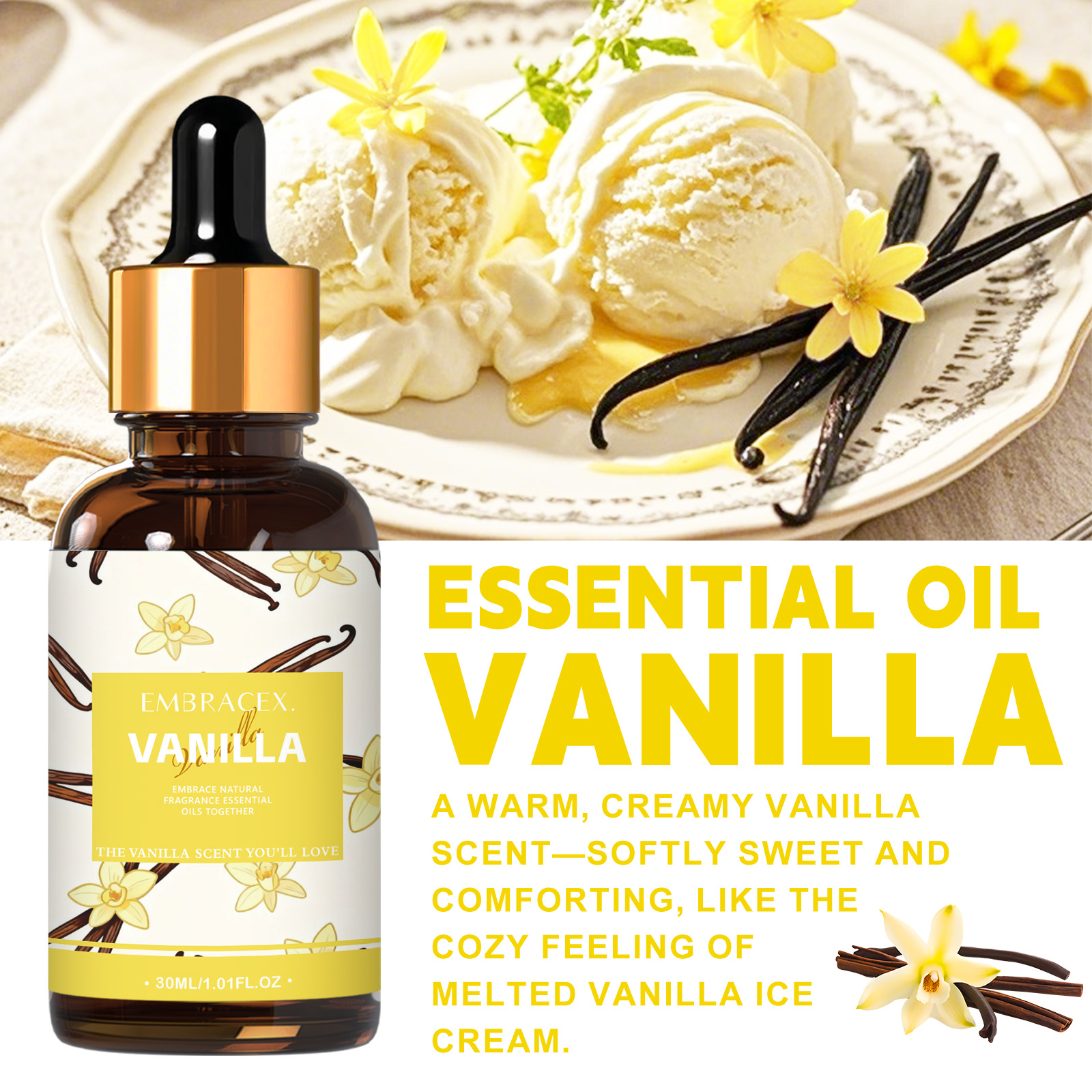30ml Vanilla Essential Oil Per - Candle Making Supplies 리뷰 및 가격