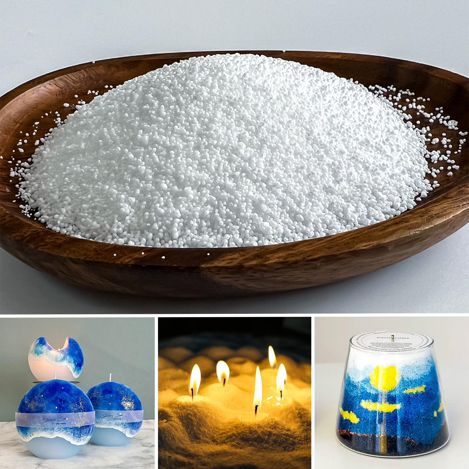 500g-1kg Sand Wax Ice Flower W - Candle Making At Home 리뷰 및 가격