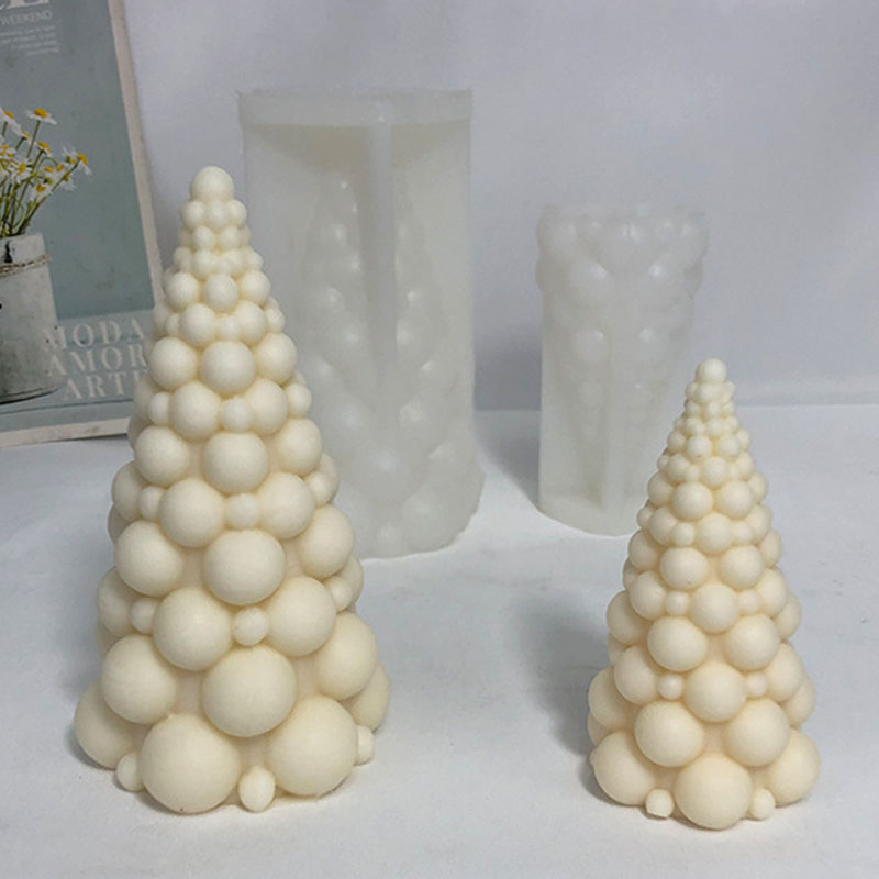 3D Bubble Christmas Tree Silic - Candle Making At Home 리뷰 및 가격
