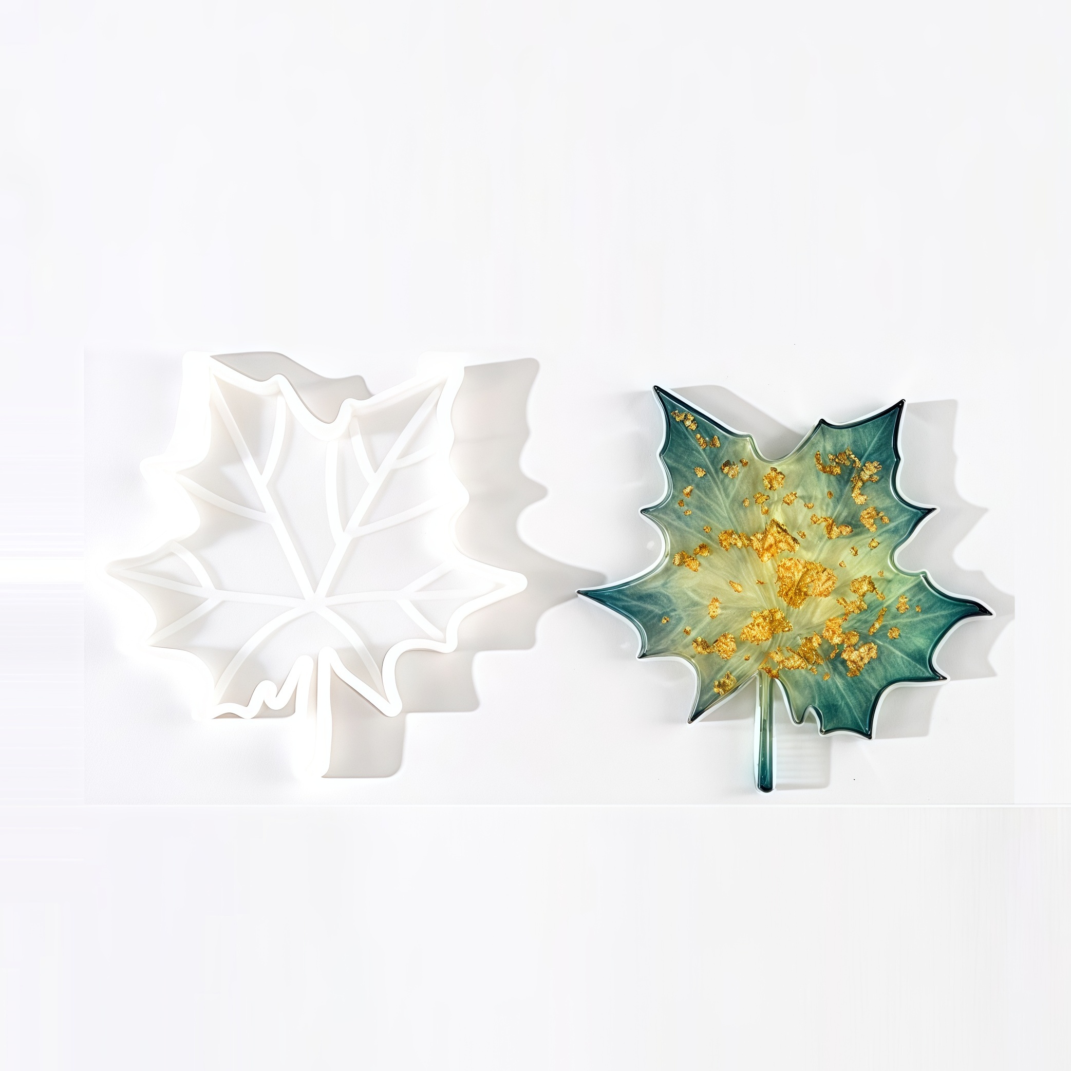 1PC Maple Leaf shaped Silicone - Candle Making Supplies 리뷰 및 가격