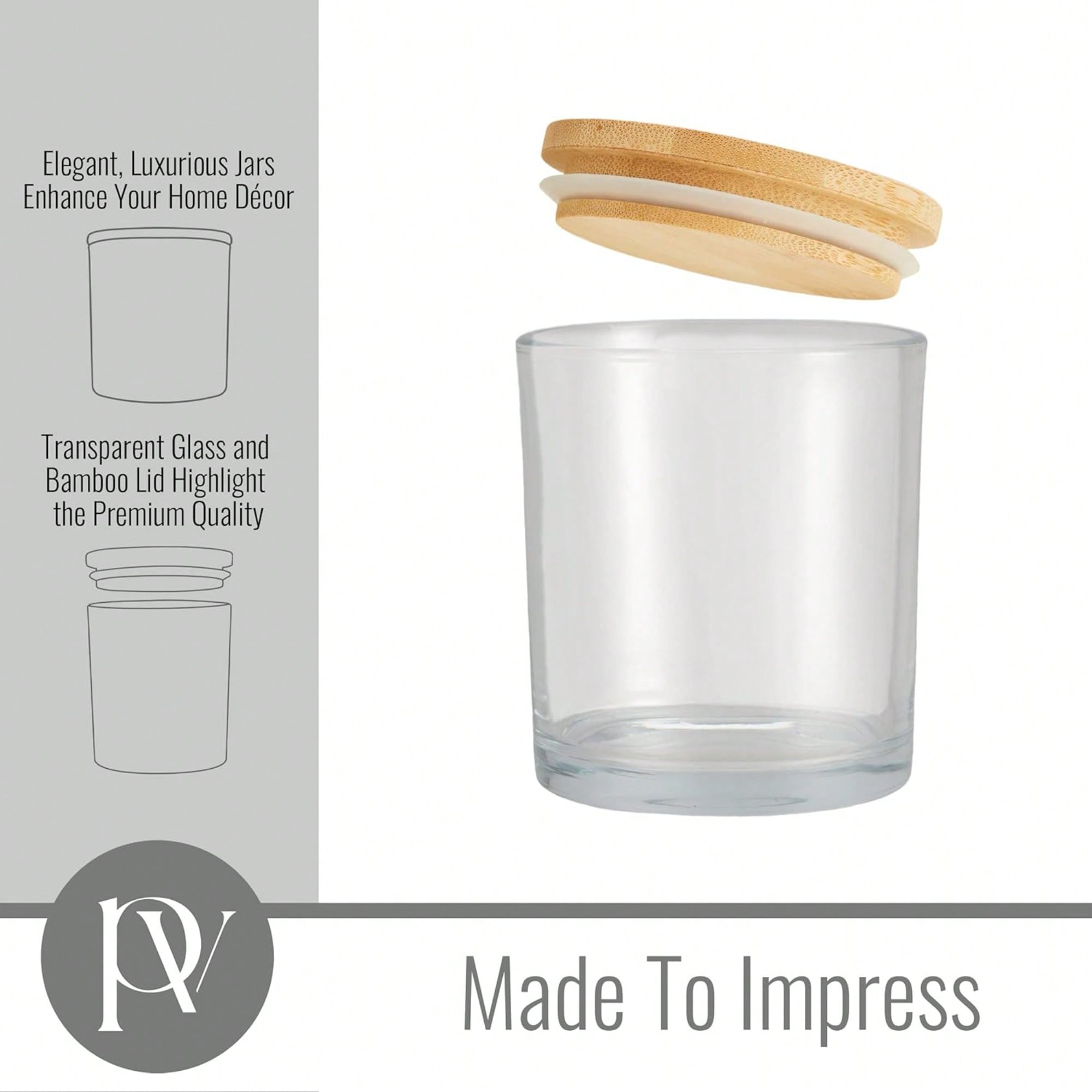 10 Oz. Glass Candle Jars With  - Candle Making Glass 리뷰 및 가격