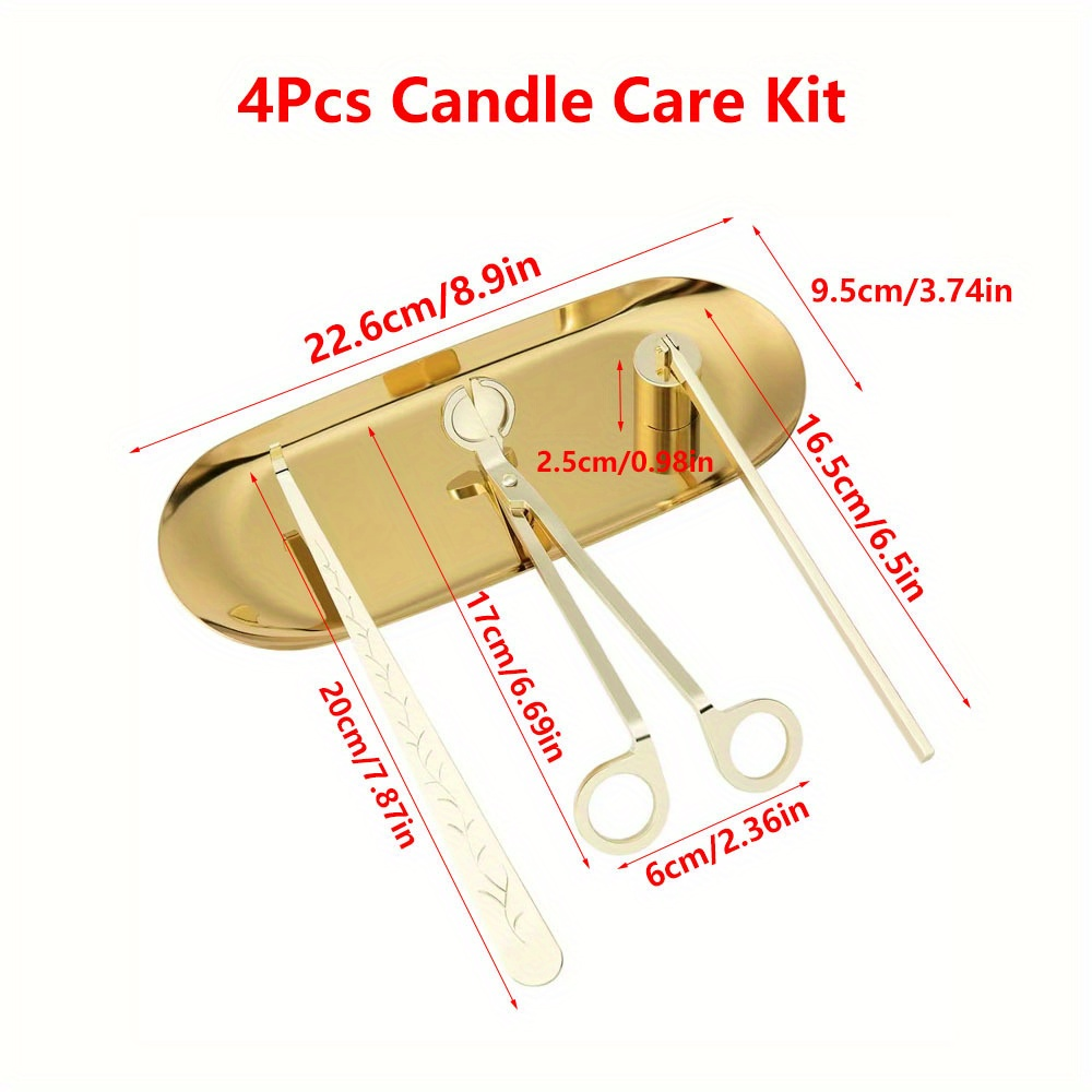 4pcs/set Luxury Candle Care Ki - Candle Making Supplies 리뷰 및 가격