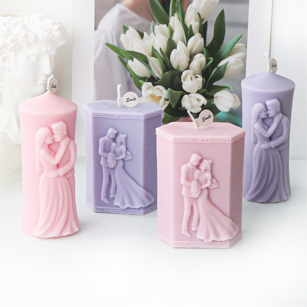 Man and Woman Pillar Silicone  - Candle Making At Home 리뷰 및 가격