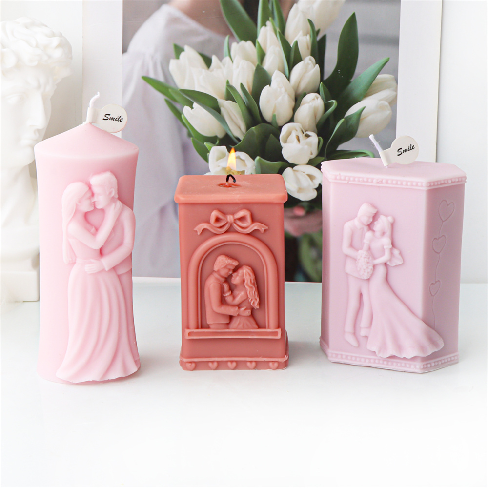 Man and Woman Pillar Silicone  - Candle Making At Home 리뷰 및 가격