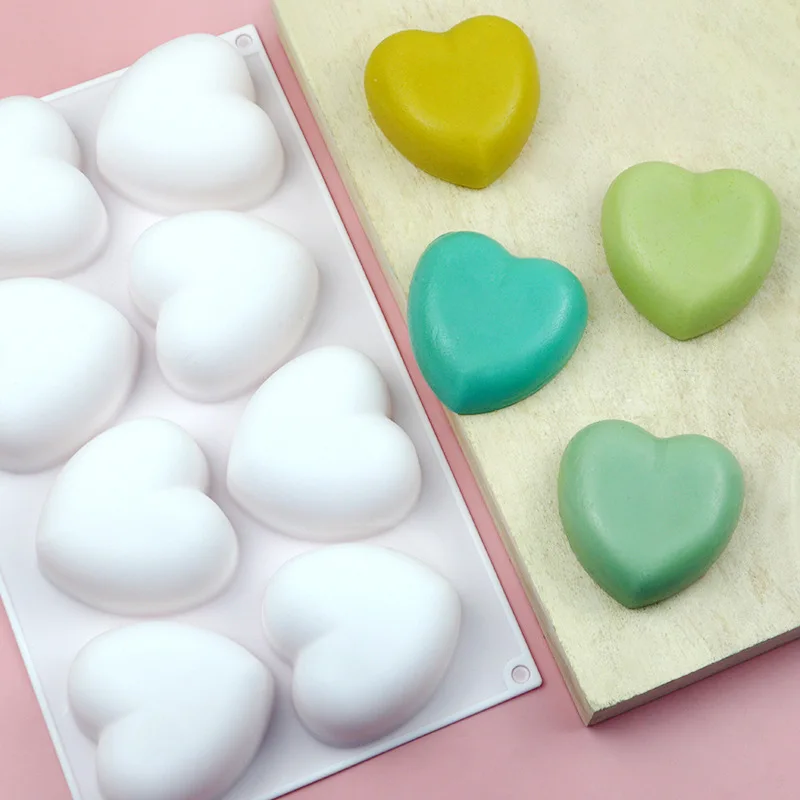 Love Heart Silicone Soap Mold  - Candle Making Supplies 리뷰 및 가격