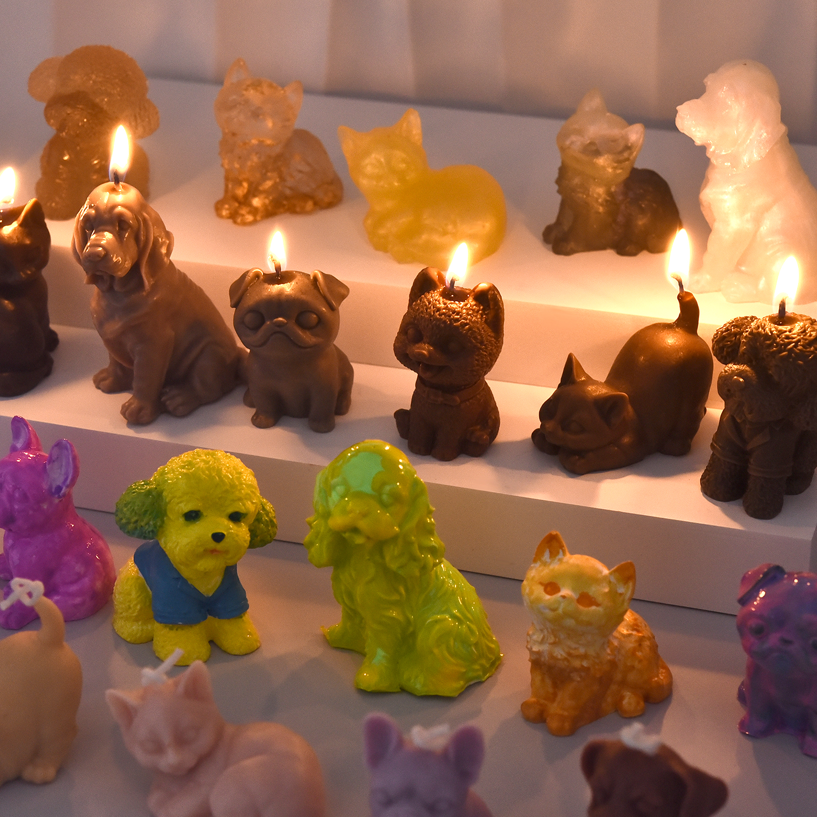 3D Dogs Cats Silicone Mold For - Candle Making Supplies 리뷰 및 가격
