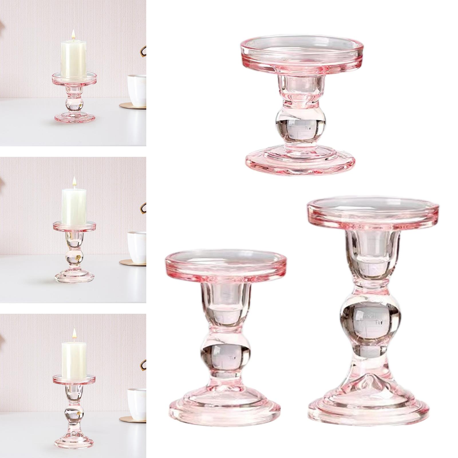 Candle Holder Pink Decorative  - Candle Making Glass 리뷰 및 가격