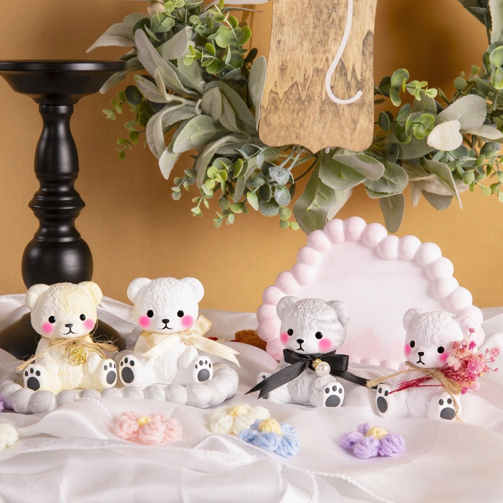 3PCS Couple Bear Silicone Mold - Candle Making Supplies 리뷰 및 가격