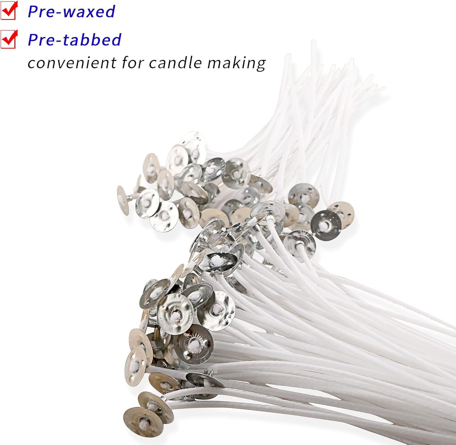 100 Piece 6 inch Pre-Waxed Can - Candle Making Glass 리뷰 및 가격