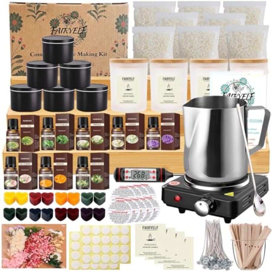 Premium Candle Making Kit with - Candle Making Glass 리뷰 및 가격
