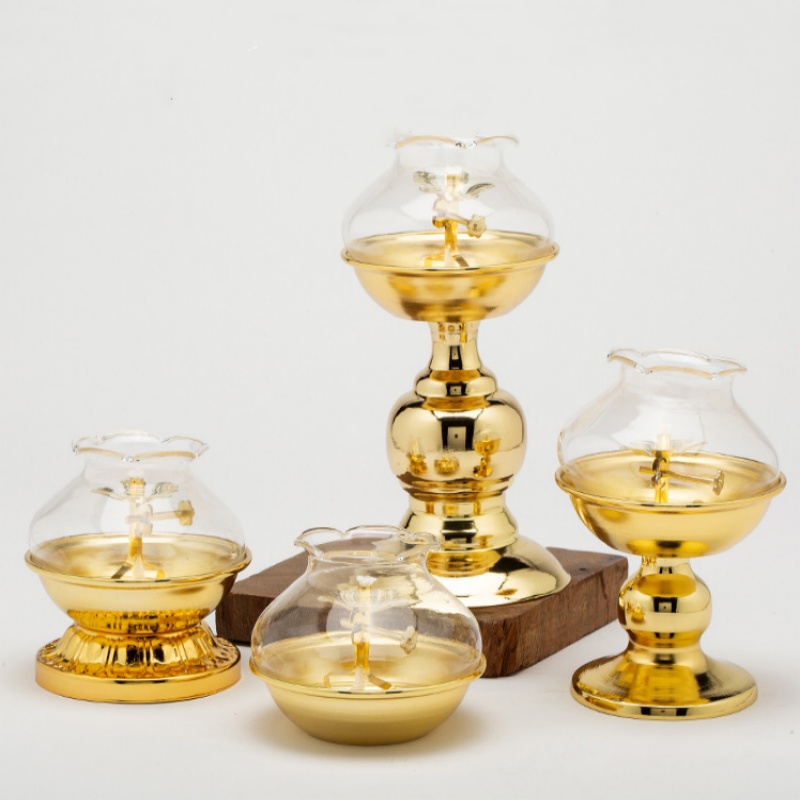 Golden Oil Lamp For Buddha Wit - Candle Making Glass 리뷰 및 가격