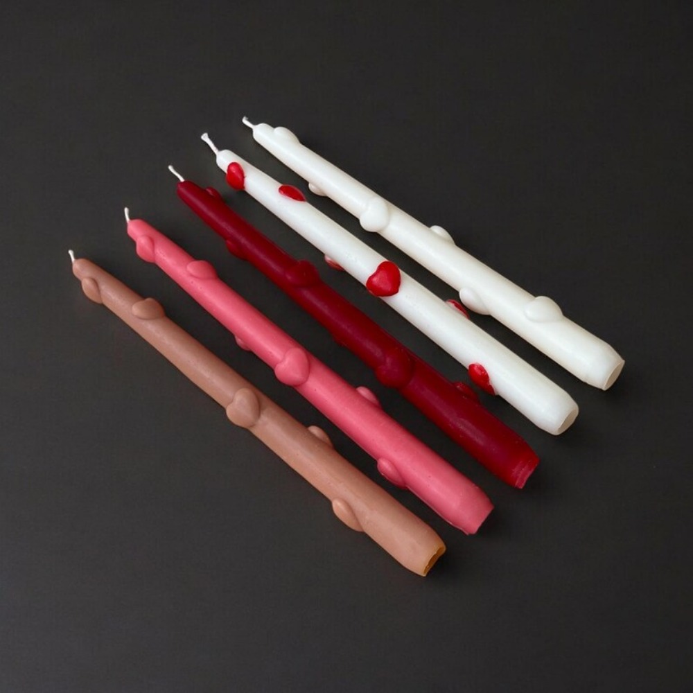 3D Heart Shape Taper Silicone  - Candle Making Supplies 리뷰 및 가격