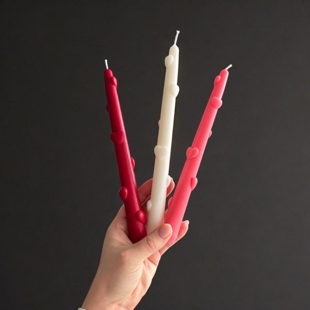 3D Heart Shape Taper Silicone  - Candle Making Supplies 리뷰 및 가격
